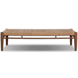 Rothler Outdoor Coffee Table, Toasted Brown by Four Hands