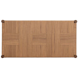 Rothler Outdoor Coffee Table, Toasted Brown by Four Hands