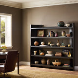 Aldren Bookcase, Worn Black by Four Hands