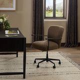 Plath Desk Chair, Gemena Coffee by Four Hands