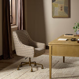 Alba Desk Chair, Firefinch Fawn by Four Hands