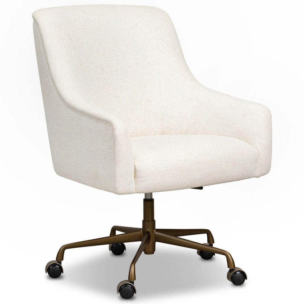 Alba Desk Chair, Nomad Snow by Four Hands