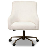 Alba Desk Chair, Nomad Snow by Four Hands