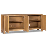 Tristan Media Console, Light Natural by Four Hands