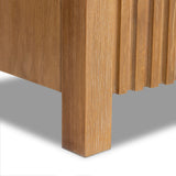 Tristan Media Console, Light Natural by Four Hands