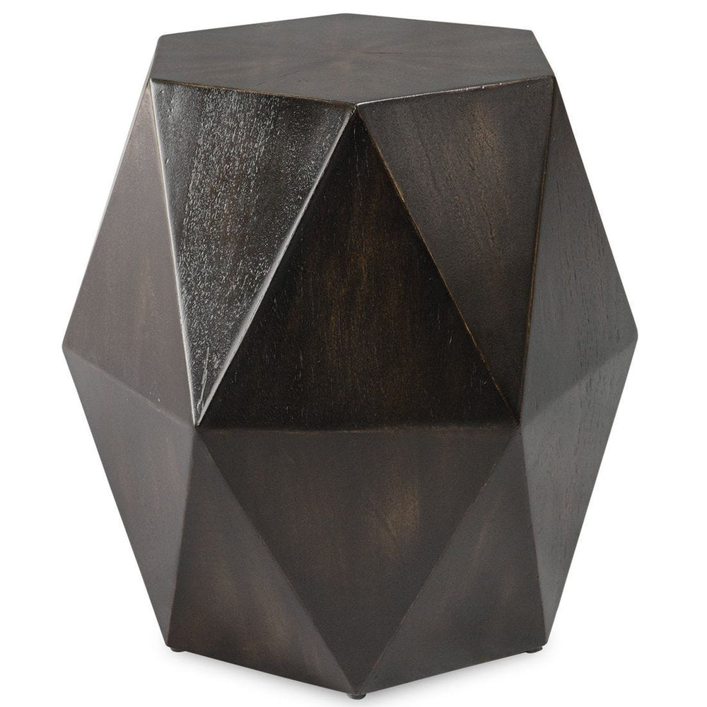 Volker Accent Table, Black-Furniture - Accent Tables-High Fashion Home