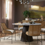 Lino Dining Table, Calacatta Viola Marble by Four Hands