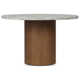 Amado Dining Table, Drifted Grey Marble by Four Hands — FRT_1