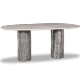 Rhys Dining Table, Ecru Marble by Four Hands