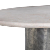 Rhys Dining Table, Ecru Marble by Four Hands