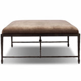 Jade Cocktail Ottoman, Altair Mushroom by Four Hands