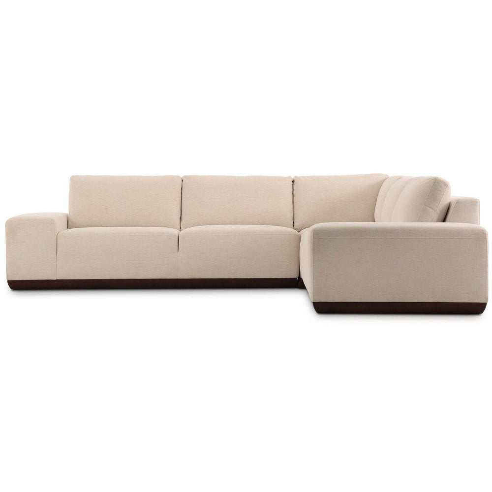 Isaiah 3 Piece Sectional, Nomad Snow by Four Hands
