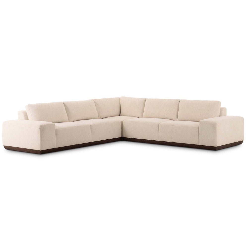 Isaiah 3 Piece Sectional, Nomad Snow by Four Hands