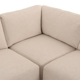 Isaiah 3 Piece Sectional, Nomad Snow by Four Hands