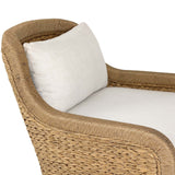 Bellage Outdoor Swivel Chair, Vergo Cream by Four Hands