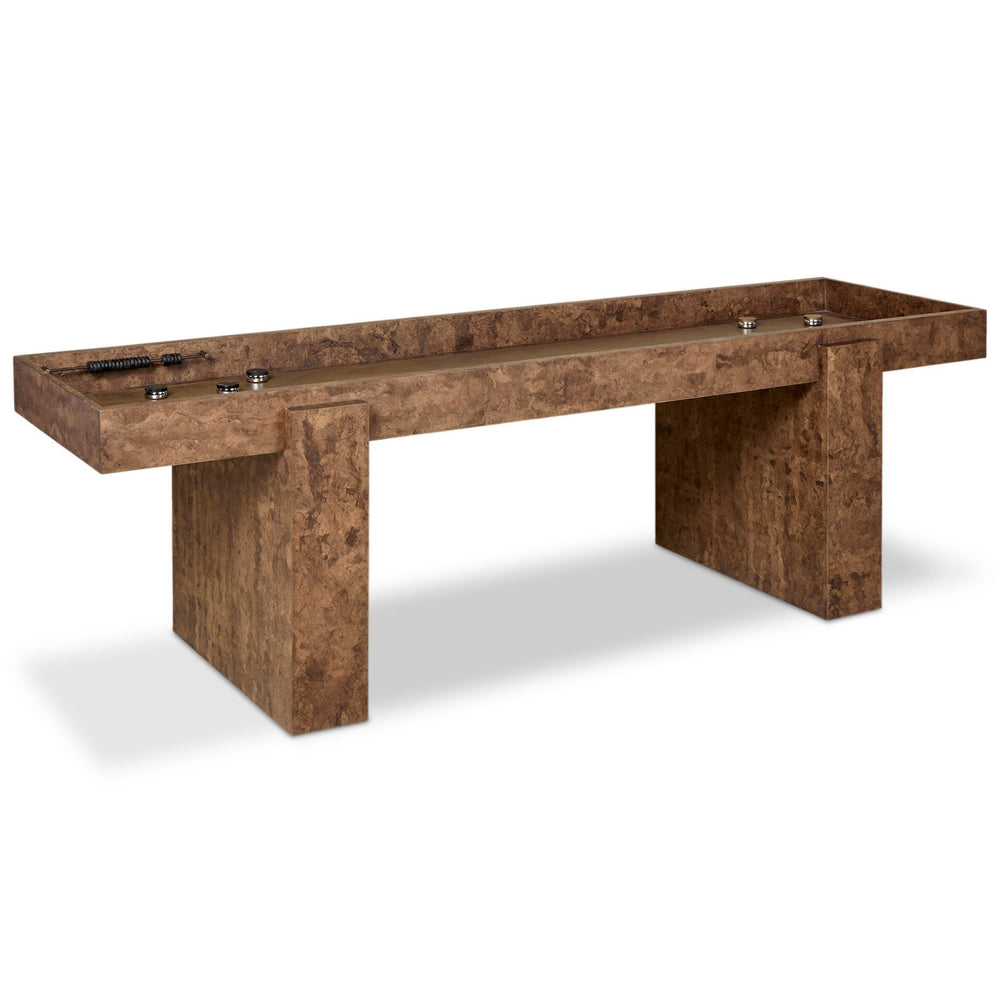 Brote Shuffleboard Table, Dark Bark Paper by Four Hands