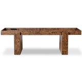 Brote Shuffleboard Table, Dark Bark Paper by Four Hands