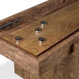 Brote Shuffleboard Table, Dark Bark Paper by Four Hands