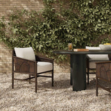Ridge Outdoor Dining Chair, Alessi Linen by Four Hands