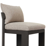 Jackson Outdoor Metal Armless Dining Chair, Concha Fog, Set of 2 by Four Hands