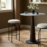 Larisa Swivel Bar & Counter Stool, Yuma Cream by Four Hands