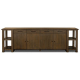 Falkner Kitchen Island, Warm Natural Oak Veneer by Four Hands — FRT_1