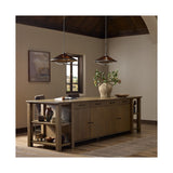 Falkner Kitchen Island, Warm Natural Oak Veneer by Four Hands — ESS_1