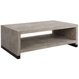Bosk Coffee Table, White Washed-Furniture - Accent Tables-High Fashion Home