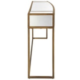 Reflect Console Table, Aged Gold