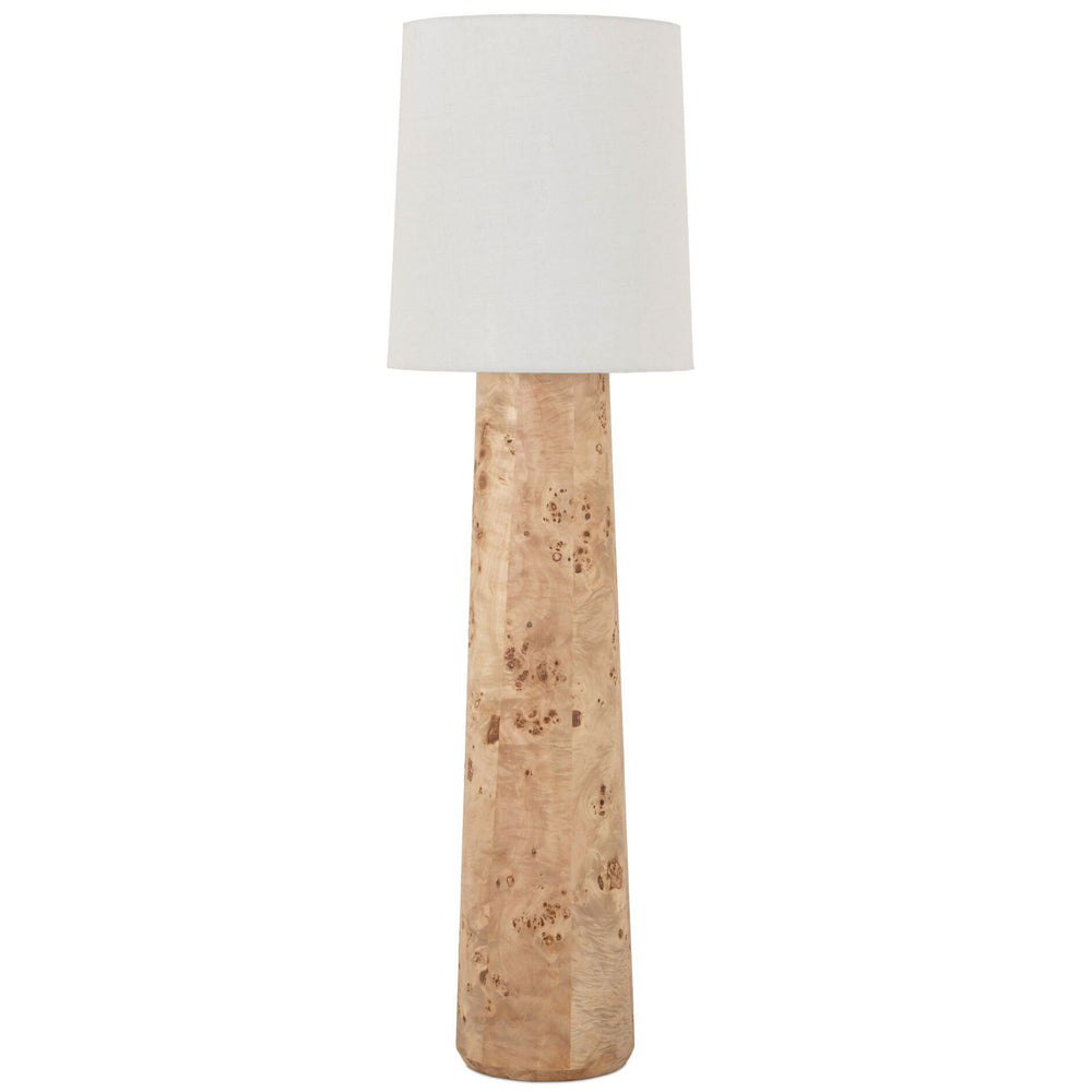 Daxton Floor Lamp, Light Mappa Burl by Amber Lewis x Four Hands