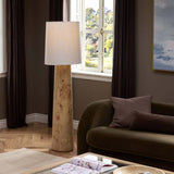 Daxton Floor Lamp, Light Mappa Burl by Amber Lewis x Four Hands