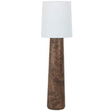 Daxton Floor Lamp, Dark Brown Mappa Burl by Amber Lewis x Four Hands