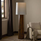 Daxton Floor Lamp, Dark Brown Mappa Burl by Amber Lewis x Four Hands
