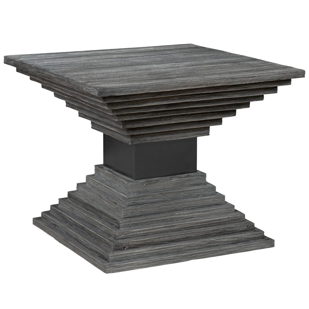 Andes Accent Table, Black Nickel-Furniture - Accent Tables-High Fashion Home