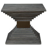 Andes Accent Table, Black Nickel-Furniture - Accent Tables-High Fashion Home
