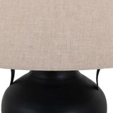 Ziva Table Lamp, Matte Black by Amber Lewis x Four Hands