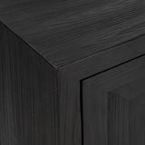 Aiken 1 Door Cabinet, Black
