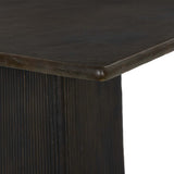 Althea Outdoor Dining Table, Textured Bronze by Four Hands