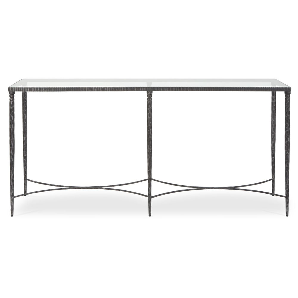 Washington Console Table, Rustic Black
