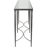 Washington Console Table, Rustic Black