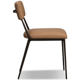 Somerson Leather Dining Chair, Maestro Camel, Set of 2 by Four Hands