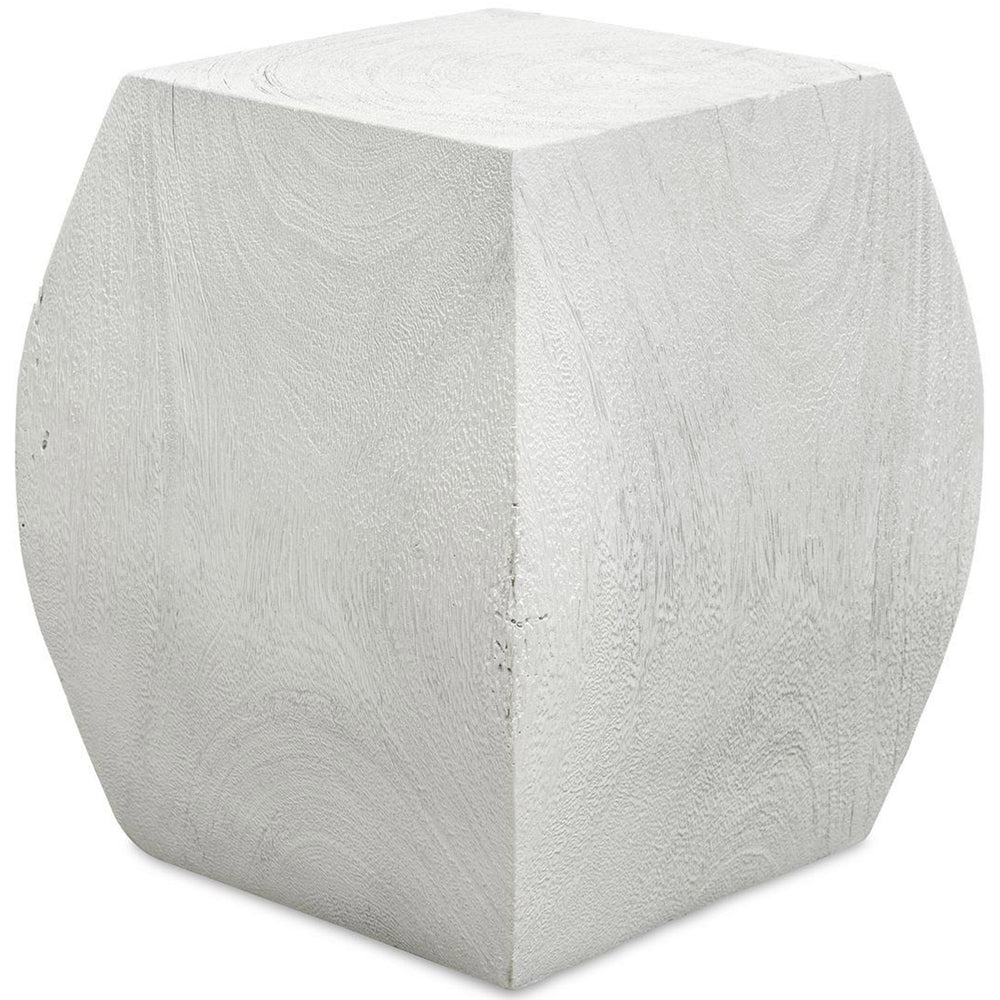 Grove Accent Stool, Ivory-Furniture - Accent Tables-High Fashion Home