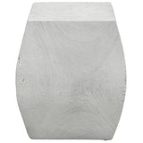Grove Accent Stool, Ivory-Furniture - Accent Tables-High Fashion Home