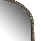 Gabriel Wall Mirror, Hammered Aluminum by Four Hands