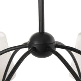 Larson Chandelier, Matte Black by Amber Lewis x Four Hands