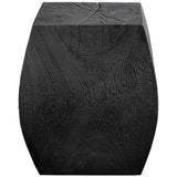 Grove Accent Stool, Black-Furniture - Accent Tables-High Fashion Home
