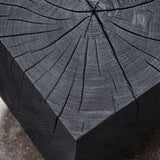 Grove Accent Stool, Black-Furniture - Accent Tables-High Fashion Home