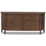 Divion 6 Drawer Dresser, Warm Brown by Four Hands