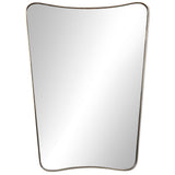 Hamza Wall Mirror, Aged Brass by Four Hands