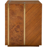 Seven Wonders Side Table, Multi Grain-Furniture - Accent Tables-High Fashion Home